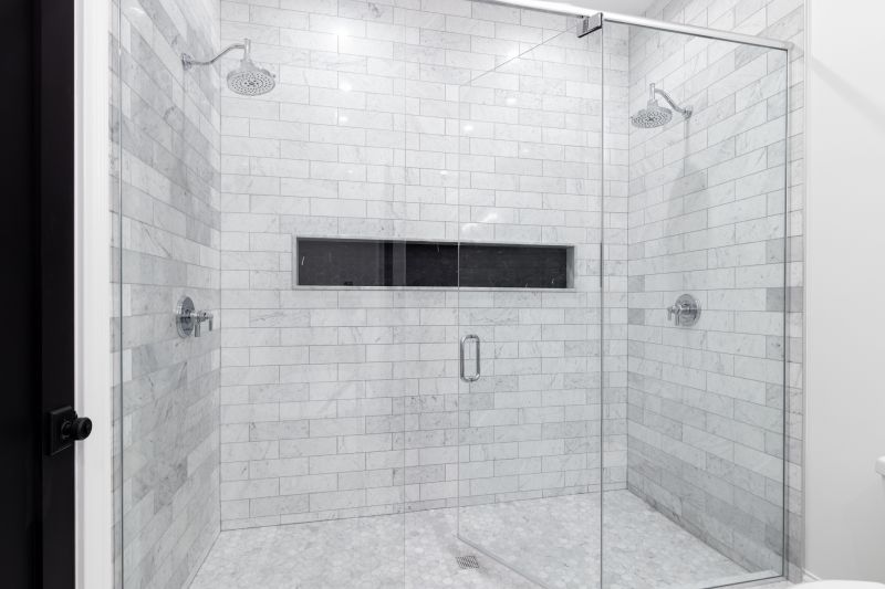 Marble Finish Shower Area